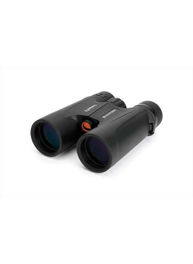 Celestron – Outland X 10x42 Binoculars – Waterproof & Fogproof Binoculars – Full-Size Binoculars for Adults with 10x Magnification – Multi–Coated Optics and BaK–4 Prisms – Protective Rubber Armoring  - Image 1