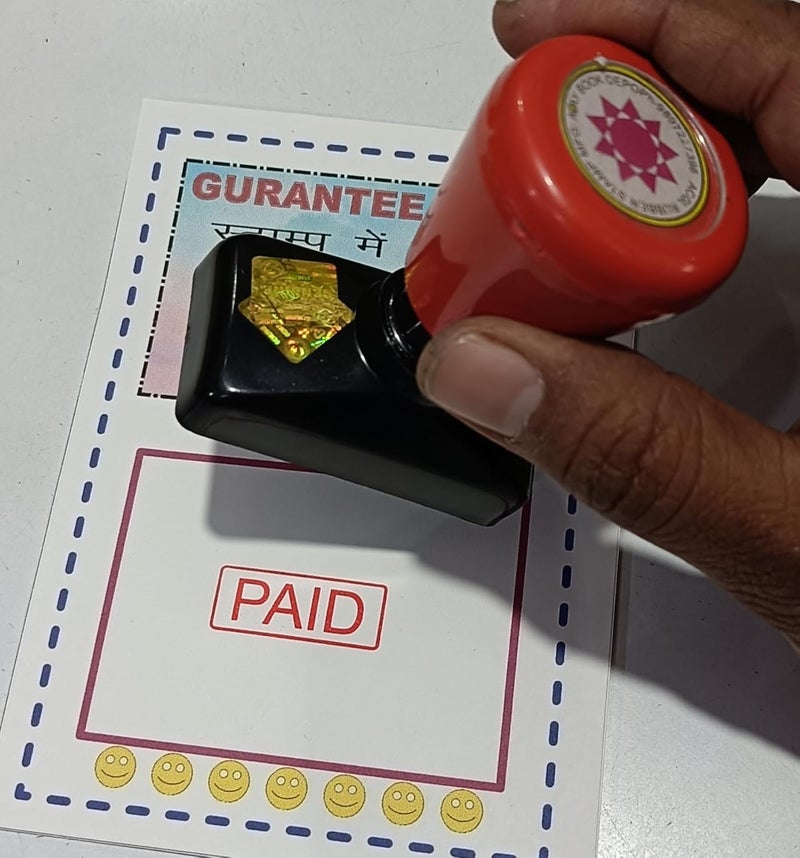 ACGL Self Ink Pri Ink Pocket (Rubber Stamp) (Pack of 1) M-A1 ( Paid A1) - Image 2