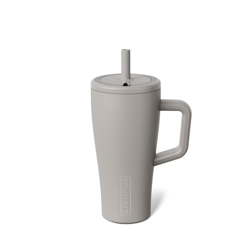 BrÃ¼Mate Era 20 oz Tumbler with Handle and Straw | 100% Leakproof Insulated Tumbler with Lid and Straw | Made of Stainless Steel | Cup Holder Friendly Base | 20oz (Mocha) - Image 1