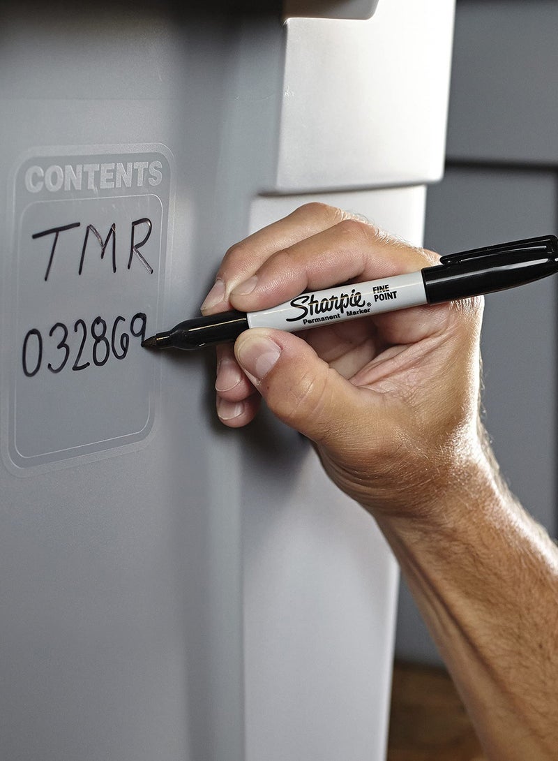 Sharpie 3-Piece Permanent Marker Black - Image 5