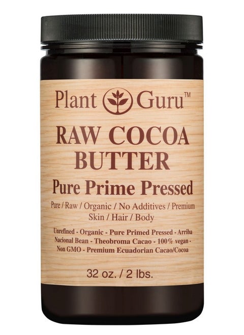 Raw Cocoa Butter 32 Oz. 100% Pureraw Cocoa Butter 32 Oz. 2 Lb. 100% Pure Fresh Natural Cold Pressed. Skin Body And Hair Moisturizer Diy Creams Lip Balm Lotion And Soap Making