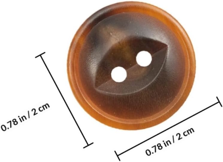 30pcs Vintage Ox Horn Buttons 18l-32l Retro Replacement Buttons for Sweaters Jackets Coats Sewing Craft All-Match Garment Decor - Image 2