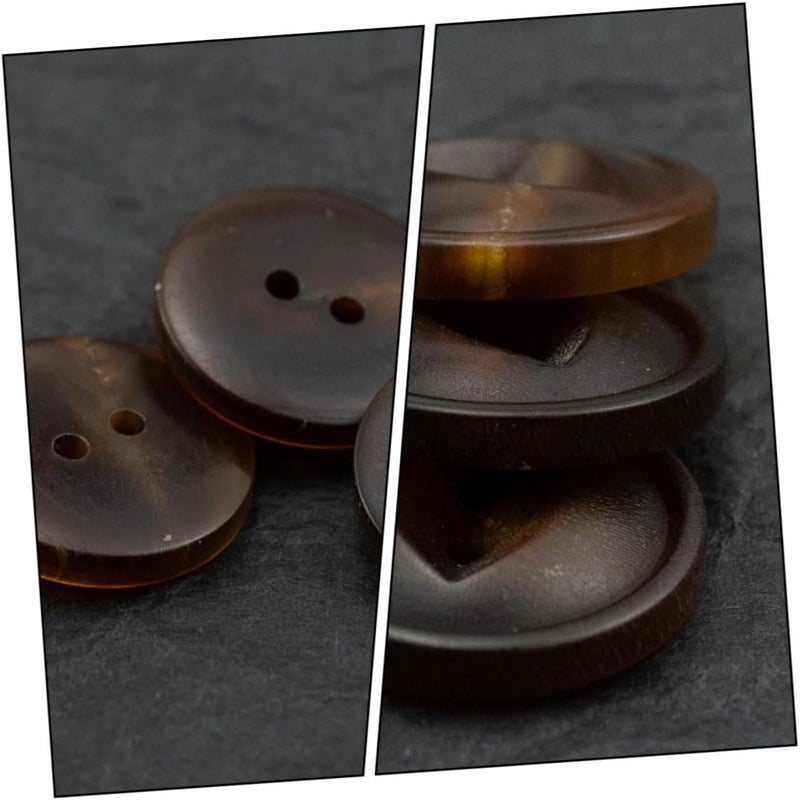 30pcs Vintage Ox Horn Buttons 18l-32l Retro Replacement Buttons for Sweaters Jackets Coats Sewing Craft All-Match Garment Decor - Image 4
