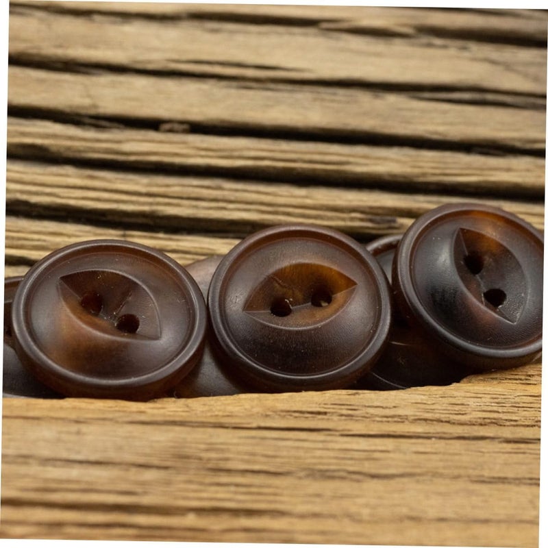 30pcs Vintage Ox Horn Buttons 18l-32l Retro Replacement Buttons for Sweaters Jackets Coats Sewing Craft All-Match Garment Decor - Image 5