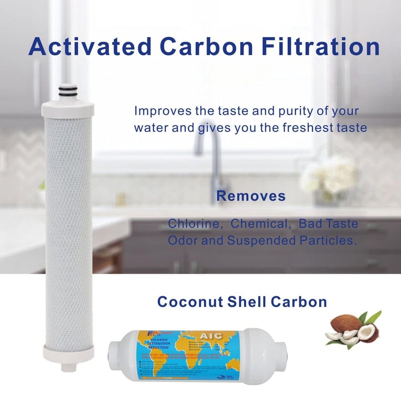 FILSADAE Replacement Filter Set With Membrane For Culligan Ac-30 Reverse Osmosis System - Image 3