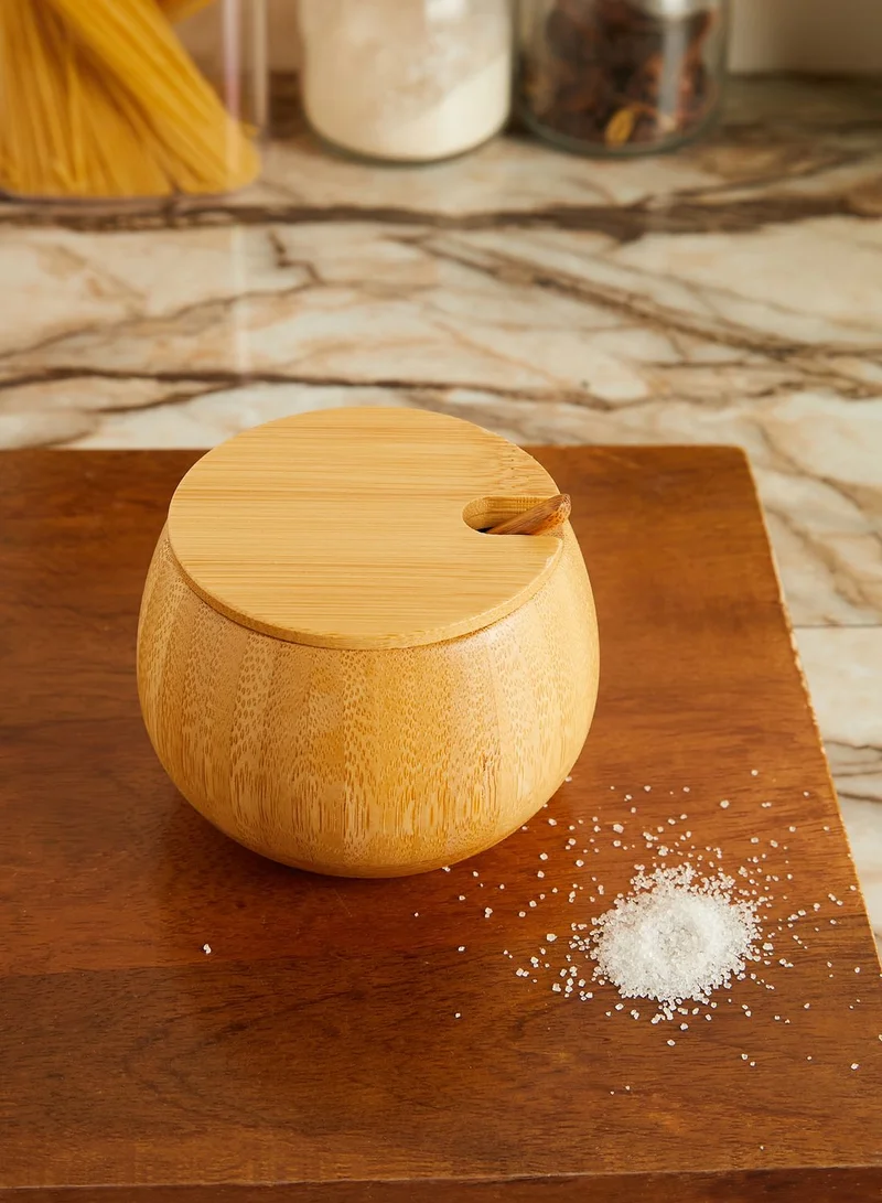 Sass & Belle Bamboo Spice Jar With Spoon