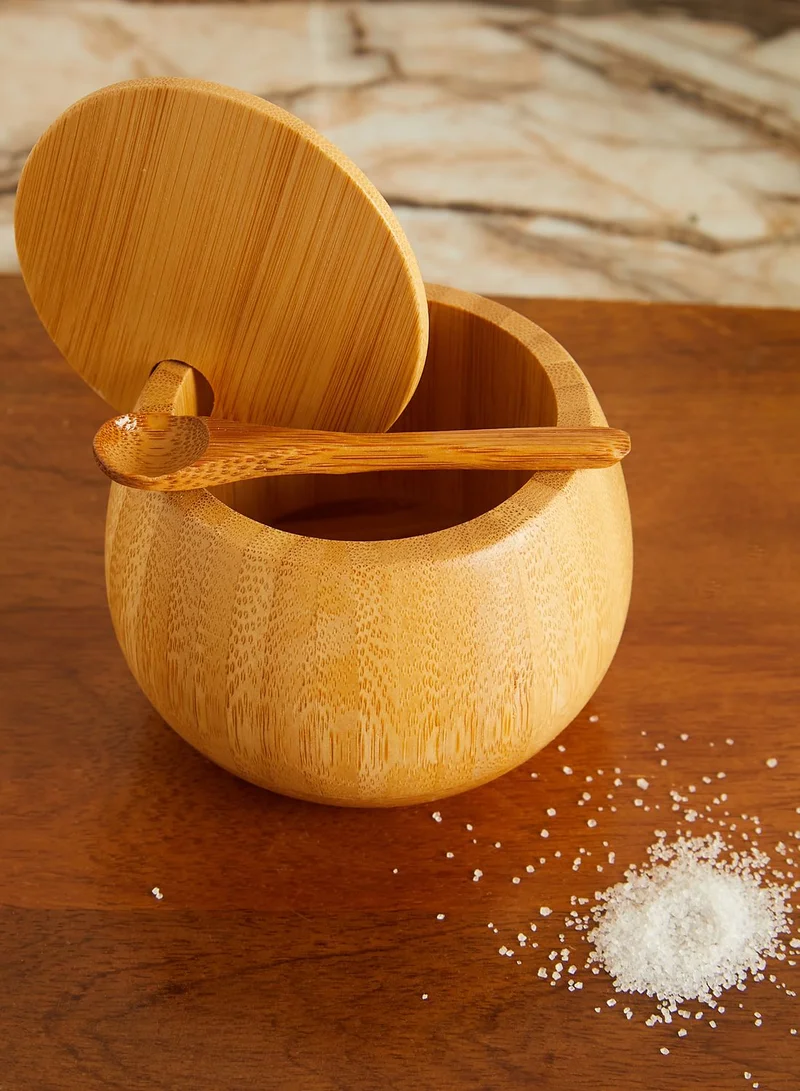 Sass & Belle Bamboo Spice Jar With Spoon