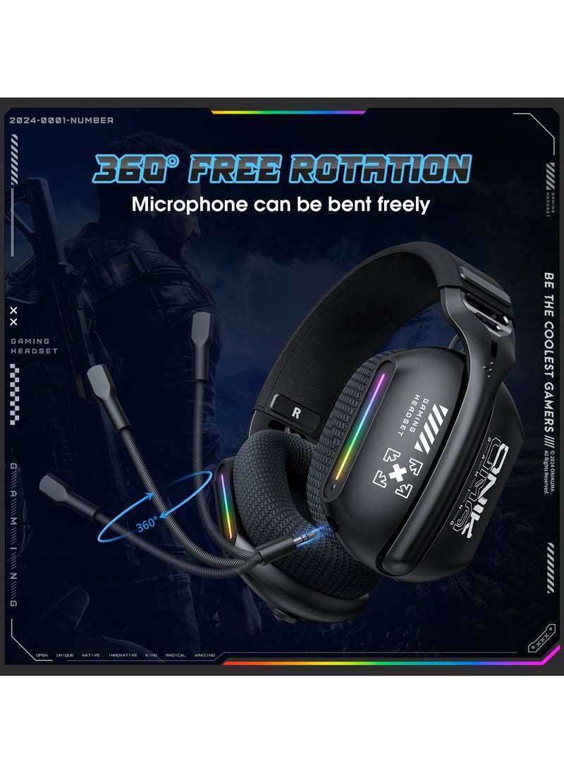 onikuma - GT808 2.4GHz Bluetooth Gaming Headset For PS4/PS5/XOne/XSeries/Nswitch/PC - Image 1