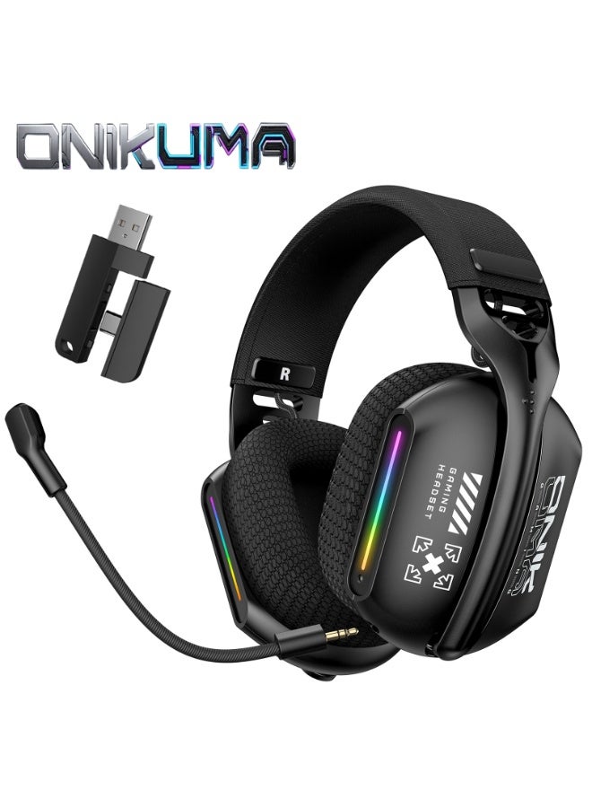 onikuma GT808 2.4GHz Bluetooth Gaming Headset For PS4/PS5/XOne/XSeries/Nswitch/PC - Image 1
