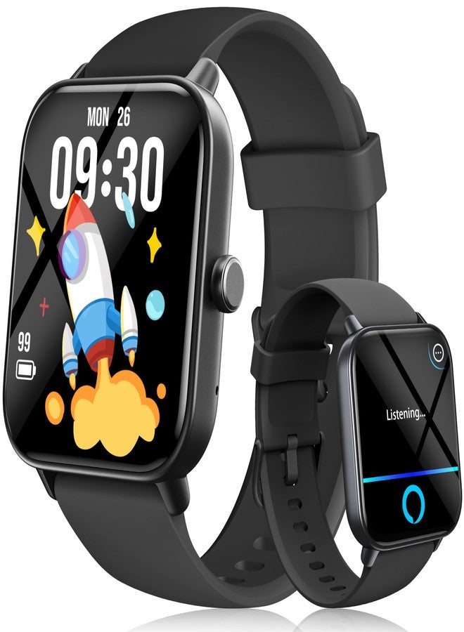 KALINCO Kids Smart Watch, IP68 Waterproof Swimming Smartwatch, 1.8'' Fitness Activity Tracker Watch with 100 Sports Modes, Make Call/Answer, HR & Sleep Monitor, Alarm for 7+ Boys Girls Teens - Image 1