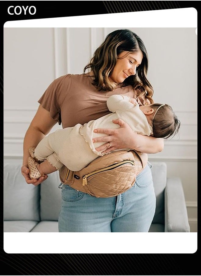 COYO The Only Safety Certified Hip Seat Baby Carrier Adjustable, Machine Washable, Ergonomic Newborn + Toddler + Child Carrier, Safe Ultra-Comfortable Waist Carrier  - Image 4