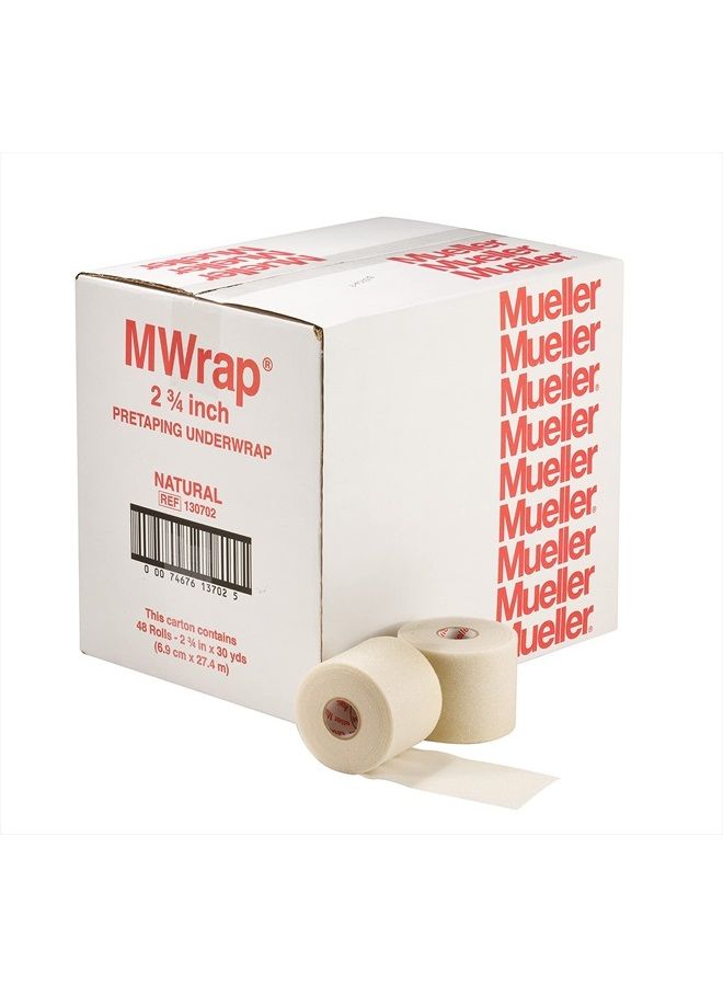 Mueller M-Wrap Pre wrap for Athletic Tape (Natural, 1) - Image 3