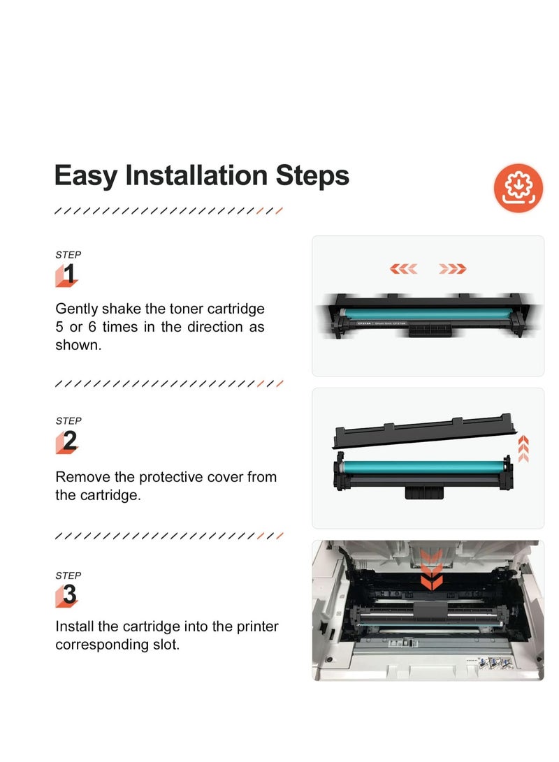 Terabyte وحدة الطبلة CF219 متوافقة مع أسطوانة التصوير Laserjet 19A (CF219A) متوافقة مع طابعات Laserjet Pro M102 وM104 وMFP M130 وMFP M132 - Image 3
