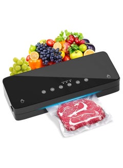 Generic Vacuum Food Sealer,Food Vacuum Machine for Food Saver, Dry & Moist Sealer Machine with Air Sealing System, Automatic Food Sealer with 10 Vacuum Seal Bags & 1 Air Suction Hose  - Image 1
