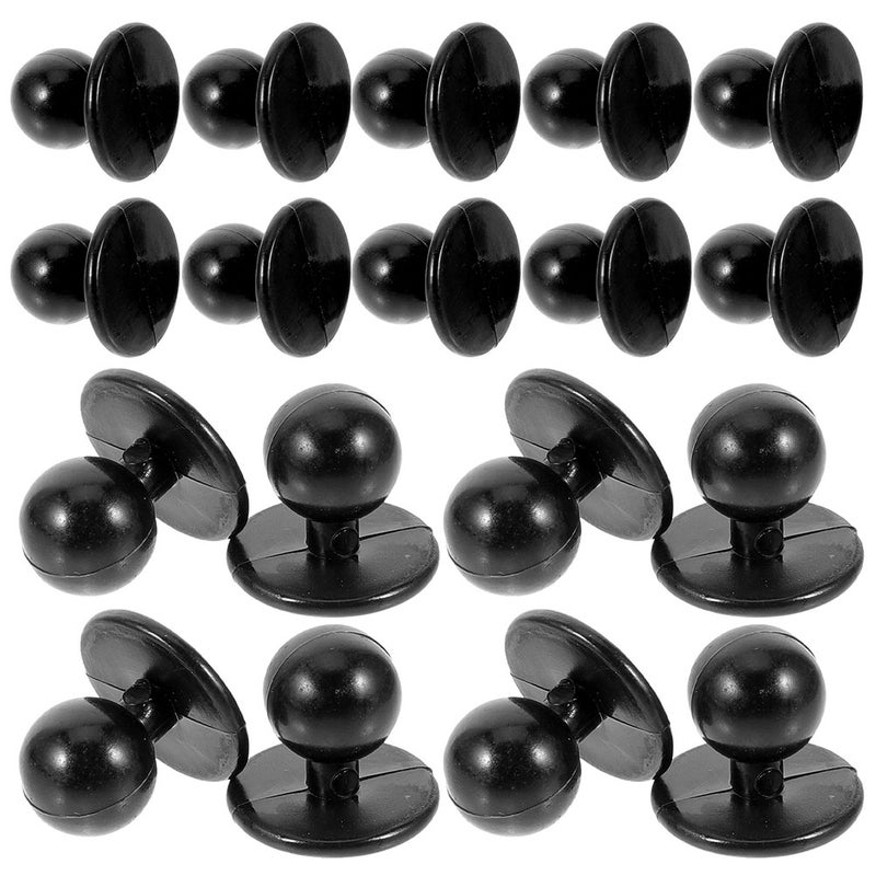 50pcs Buttons Chef Coat Sewing Kit Uniform Replacement Buttons for Professional Chef Suits Jackets DIY Tailoring Repairs - Image 4