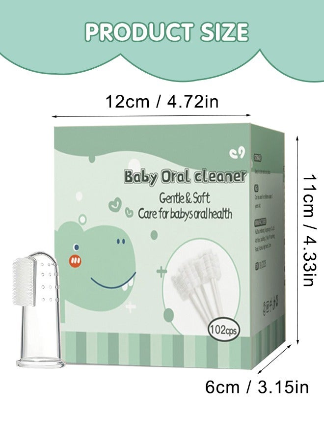 شاربدو 102 قطعة منظف لسان الطفل - Image 2