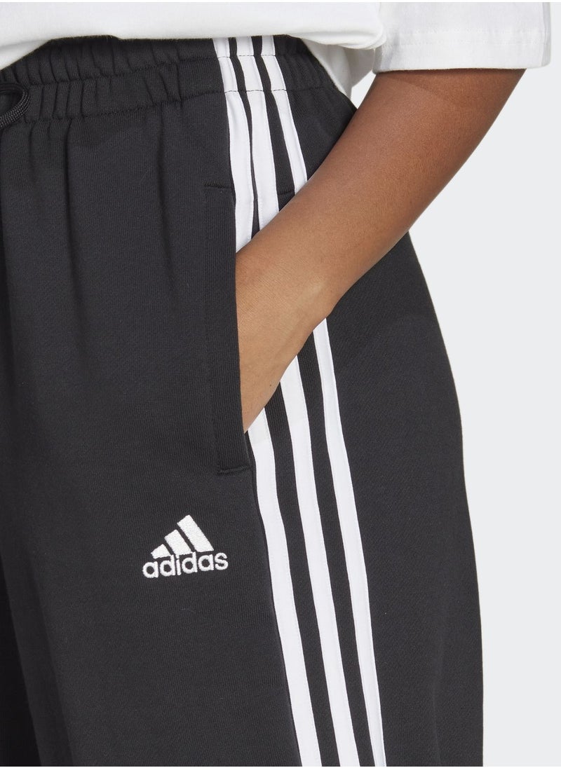 Adidas - 3 Stripes French Terry Loose-Fit Joggers - Image 1