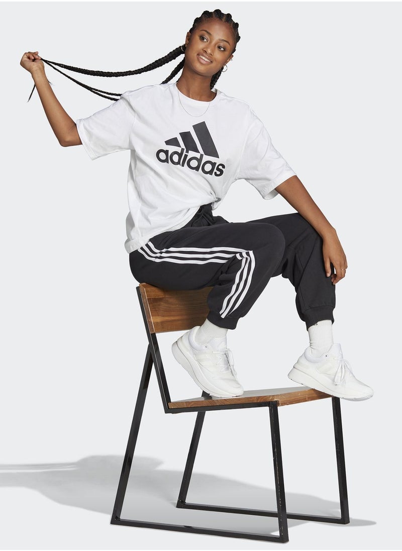 Adidas - 3 Stripes French Terry Loose-Fit Joggers - Image 1