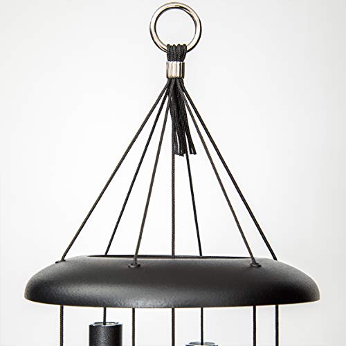 Corinthian Bells by Wind River - 30 inch Black Wind Chime for Patio, Backyard, Garden, and Outdoor Decor (Aluminum Chime) Made in The USA - Image 5