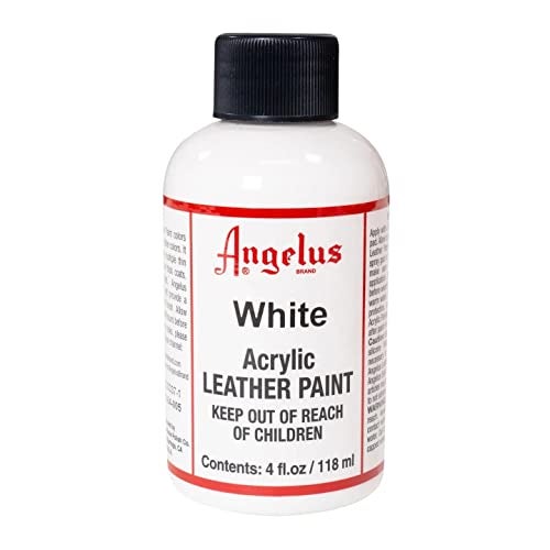 Angelus Acrylic Paints 4oz White - Image 1