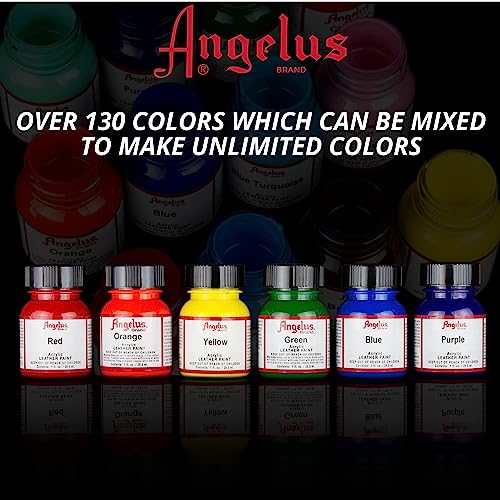 Angelus Acrylic Paints 4oz White - Image 3