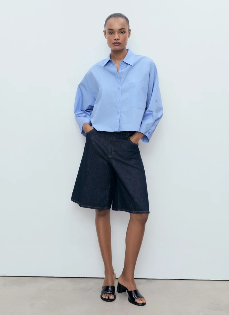 مانجو Pocket oversize shirt