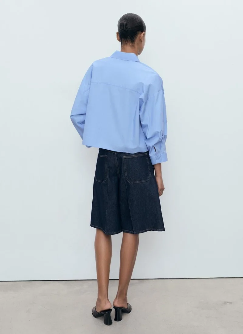 MANGO Pocket oversize shirt