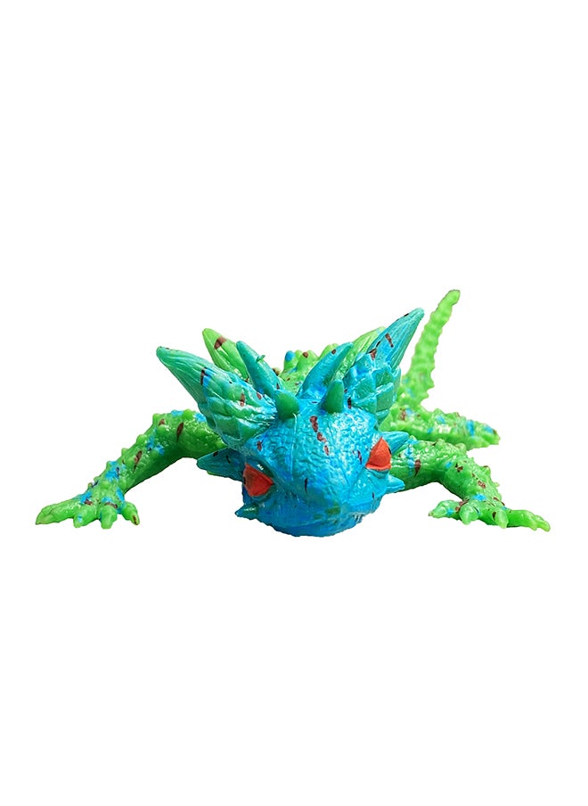 Galaxy Toys - Galaxy Vibrant Green Iguana Toy - Realistic Iguana Figurine with Blue Accents And Red Eyes | Detailed Reptile Model with Textured Skin for Kids And Collectors - Image 1