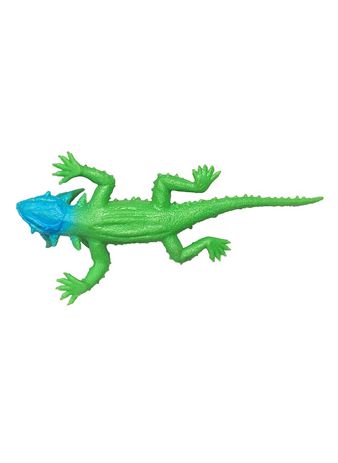 Galaxy Toys - Galaxy Vibrant Green Iguana Toy - Realistic Iguana Figurine with Blue Accents And Red Eyes | Detailed Reptile Model with Textured Skin for Kids And Collectors - Image 1
