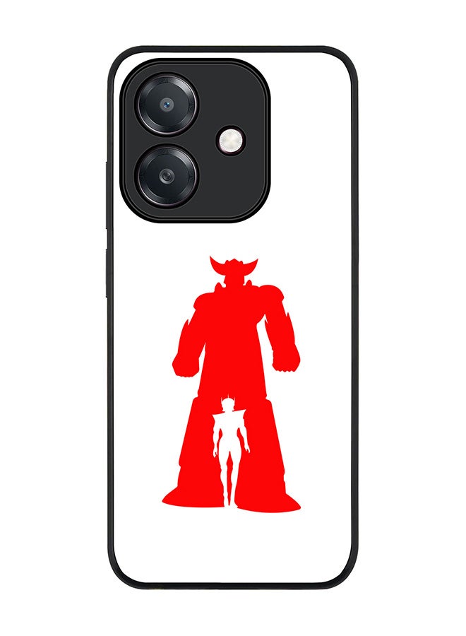 Stylizedd For Oppo A5i Case,Slim fit Camera Protection, Shockproof Thin Phone cover  - Grendizer (White)