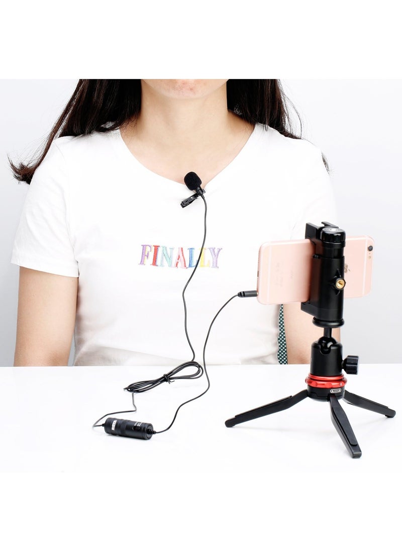 ماركة غير محددة - ميكروفون لافاليير للأجهزة الذكية، كاميرات DSLR، الكامكورديرات، ومسجلات الصوت - Image 1