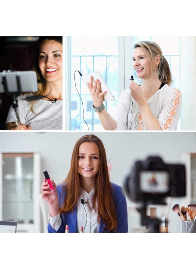 ماركة غير محددة - ميكروفون لافاليير للأجهزة الذكية، كاميرات DSLR، الكامكورديرات، ومسجلات الصوت - Image 1