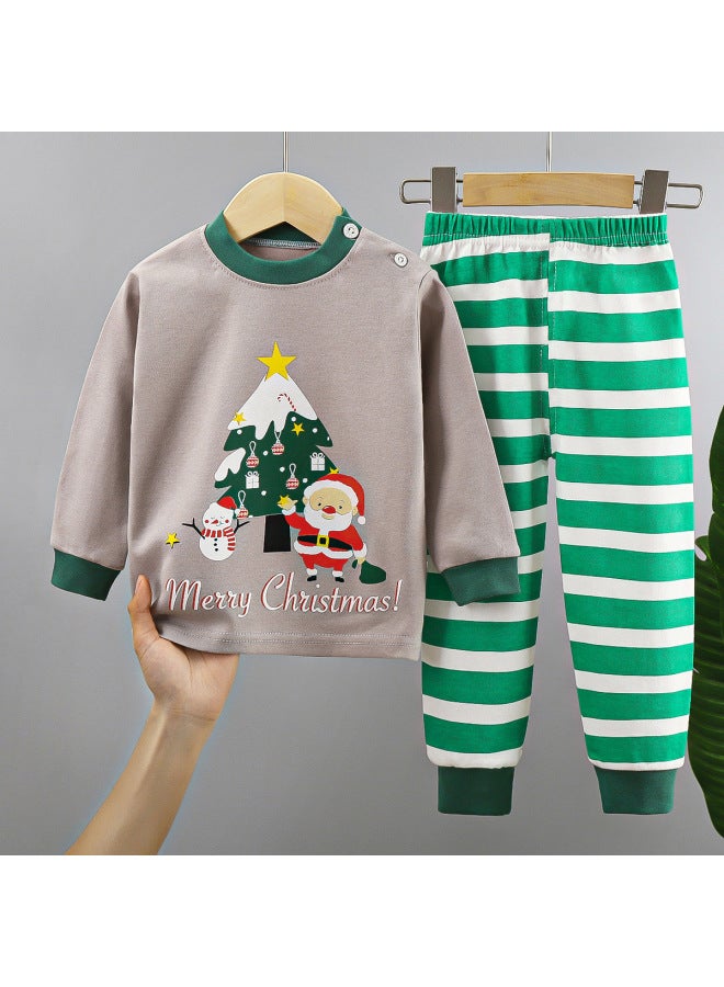 Children's Underwear Set Pure Cotton New Boys' Home Clothes Baby Girls' Autumn Clothes And Long Pants Kidsren's Clothing Processing And Customization