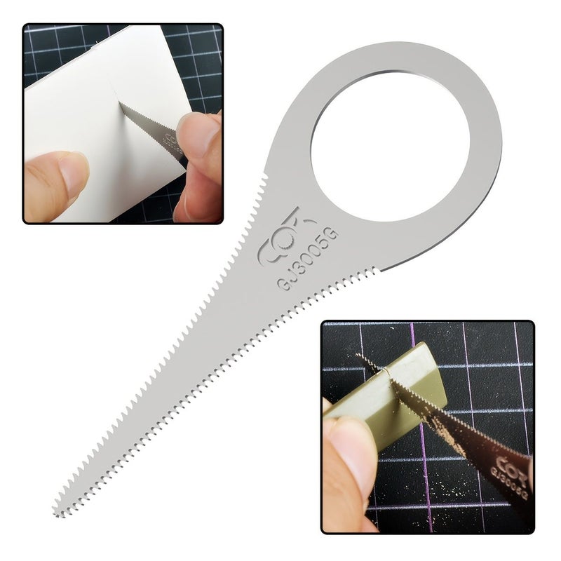 Mini Hand Saw Hobby Craft Blade Tool Kit 3pcs for Model Hacksaw Cutting - Image 1