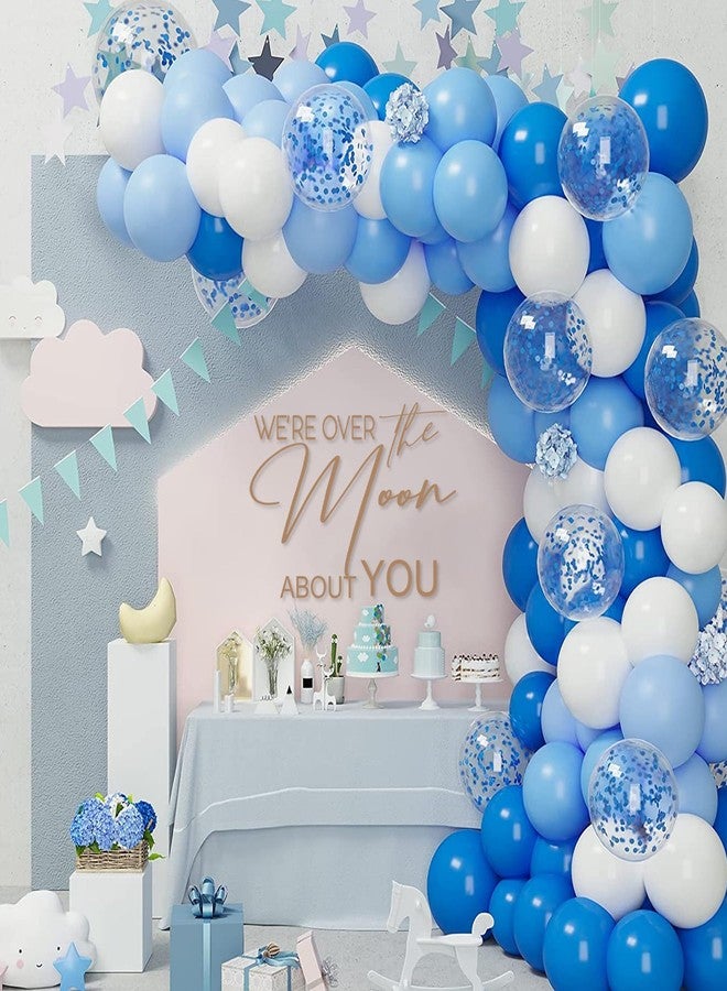 Ohmique Over The Moon Baby Party Decal Sign - Gender Reveal Girl or Boy Decal Sign. Over The Moon Backdrop Letters Stickers, Baby Shower Decoration Celebration Decor, Brown - Image 2