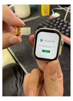 S8 ULTRA Smart Watch Series 8 Full Screen Wireless Charging Function Built In 4G SIM Card Internet Connection And Phone Calls Supports Many Mobile Applications Compatible With Android And IOS System