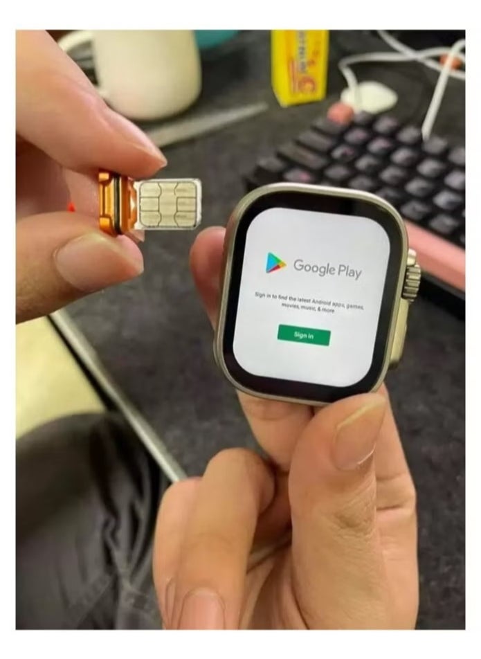 S8 Ultra - S8 ULTRA Smart Watch Series 8 Full Screen Wireless Charging Function Built In 4G SIM Card Internet Connection And Phone Calls Supports Many Mobile Applications Compatible With Android And IOS System - Image 1