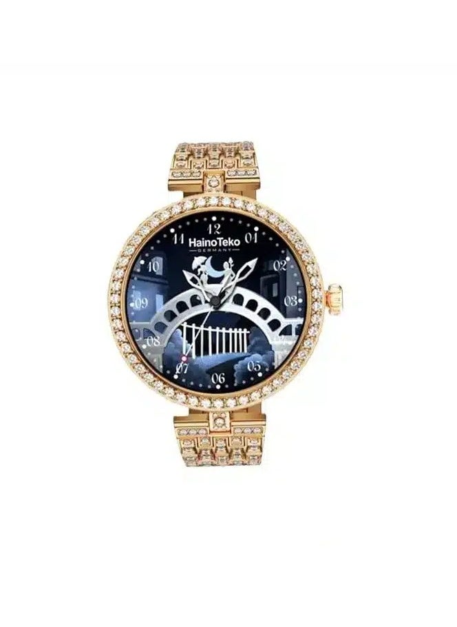 Haino Teko - Haino Teko Germany RW51 Ladies Smart Watch With Round Shape AMOLED Display and Wireless Charger, water and dust resist, android and ios - Image 1