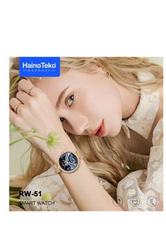 Haino Teko Haino Teko Germany RW51 Ladies Smart Watch With Round Shape AMOLED Display and Wireless Charger, water and dust resist, android and ios  - Image 3