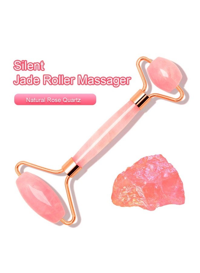 Techpro Gua Sha Facial Tool, Natural Jade Stone Guasha Board for SPA Acupuncture Therapy Trigger Point Treatment, Gua Sha Scraping Massage Tool, Face Roller and Manual Massage Stone for Skin care - Image 3