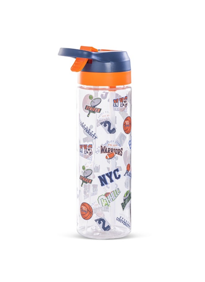 Eazy Kids Eazy Kids -Basket Ball Tritan Water Bottle W/ Spray 750ml - Blue  - Image 3