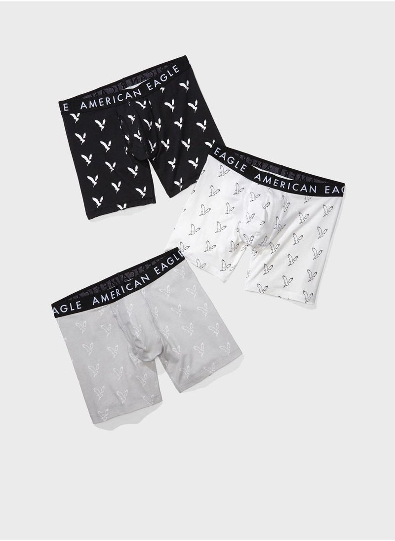 American Eagle 3 Pack Logo Band Trunks  - Image 1