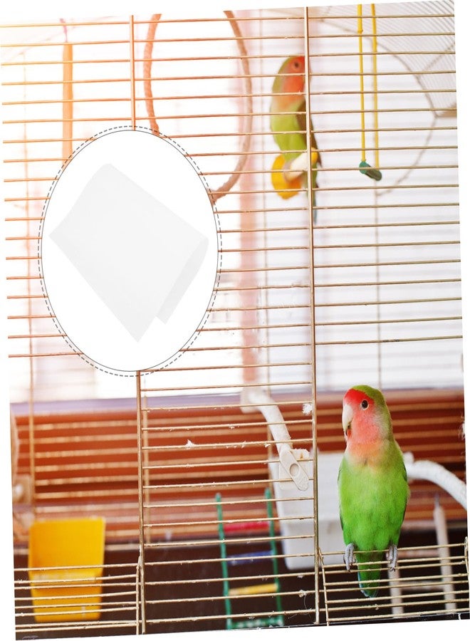 ياردوي، 100 قطعة من بطانات أقفاص الطيور للاستخدام مرة واحدة، مناسبة لأقفاص الببغاء، وسائد ماصة، ملحقات لأقفاص الحيوانات الأليفة، تحافظ على مساحة طائرك نظيفة ومنعشة - Image 4
