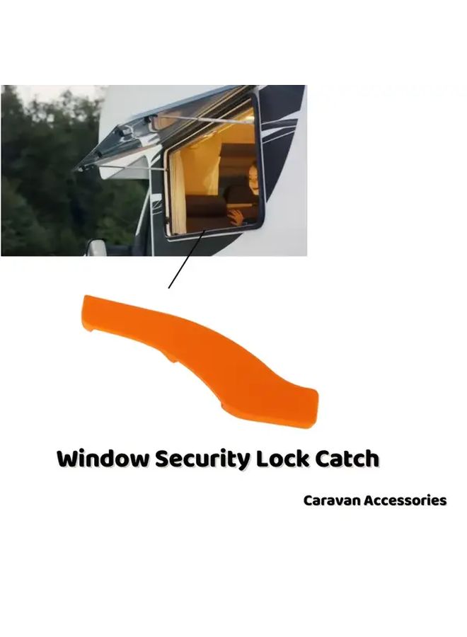Right Side RV Window Safety Lock Adapter with Mounting Brackets - Image 1