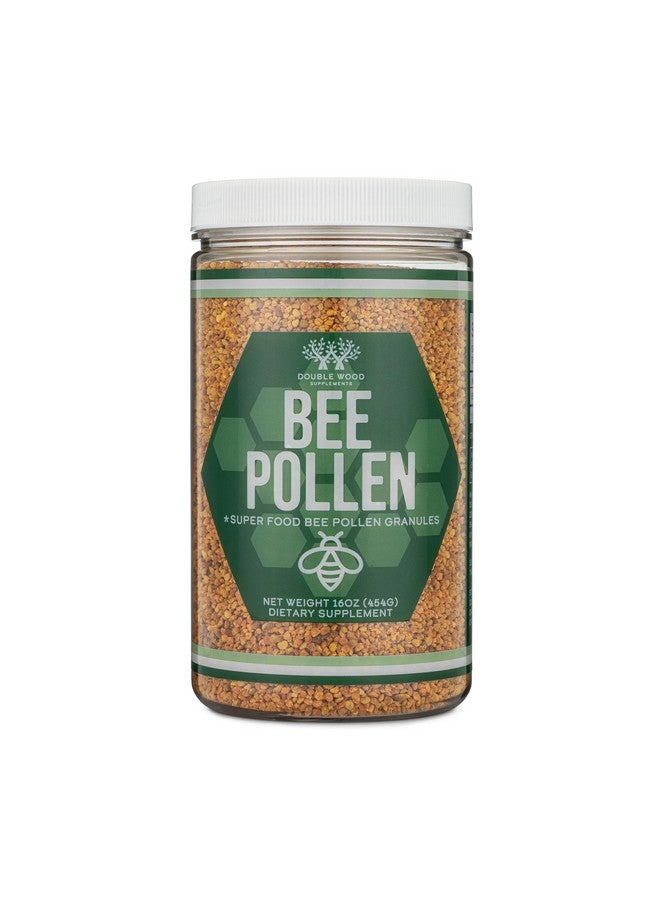 Double Wood Supplements Bee Pollen Supplement - 1lb (16 OZ) of Raw Bee Pollen Granules (151 Servings of 3 Grams Each with Scoop) Superfood High in Vitamins, Minerals, and Protein by Double Wood - Image 5