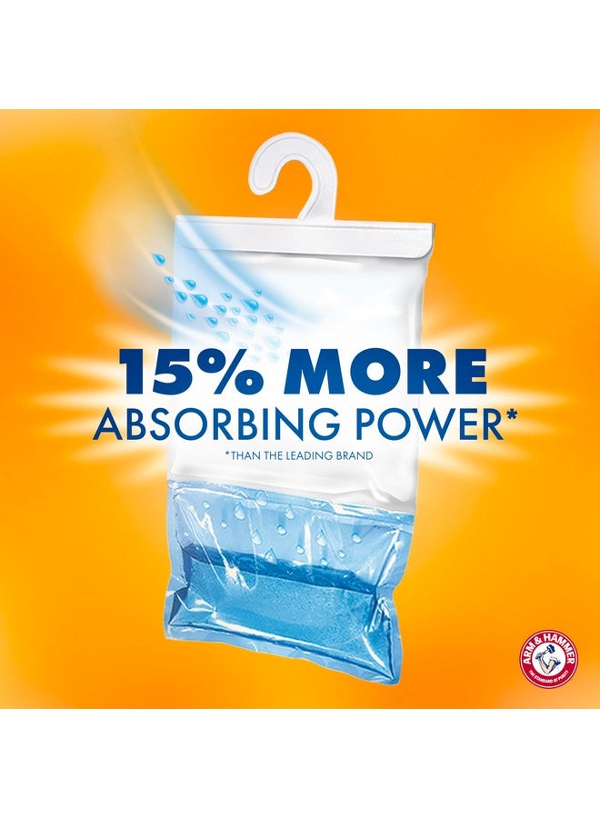 Arm & Hammer Arm & Hammer Hanging Moisture Absorber and Odor Eliminator, 16.1 oz., 6 Pack, Clean Burst, Moisture Absorbers for Closet and Small Rooms, Long-Lasting Freshness - Image 3