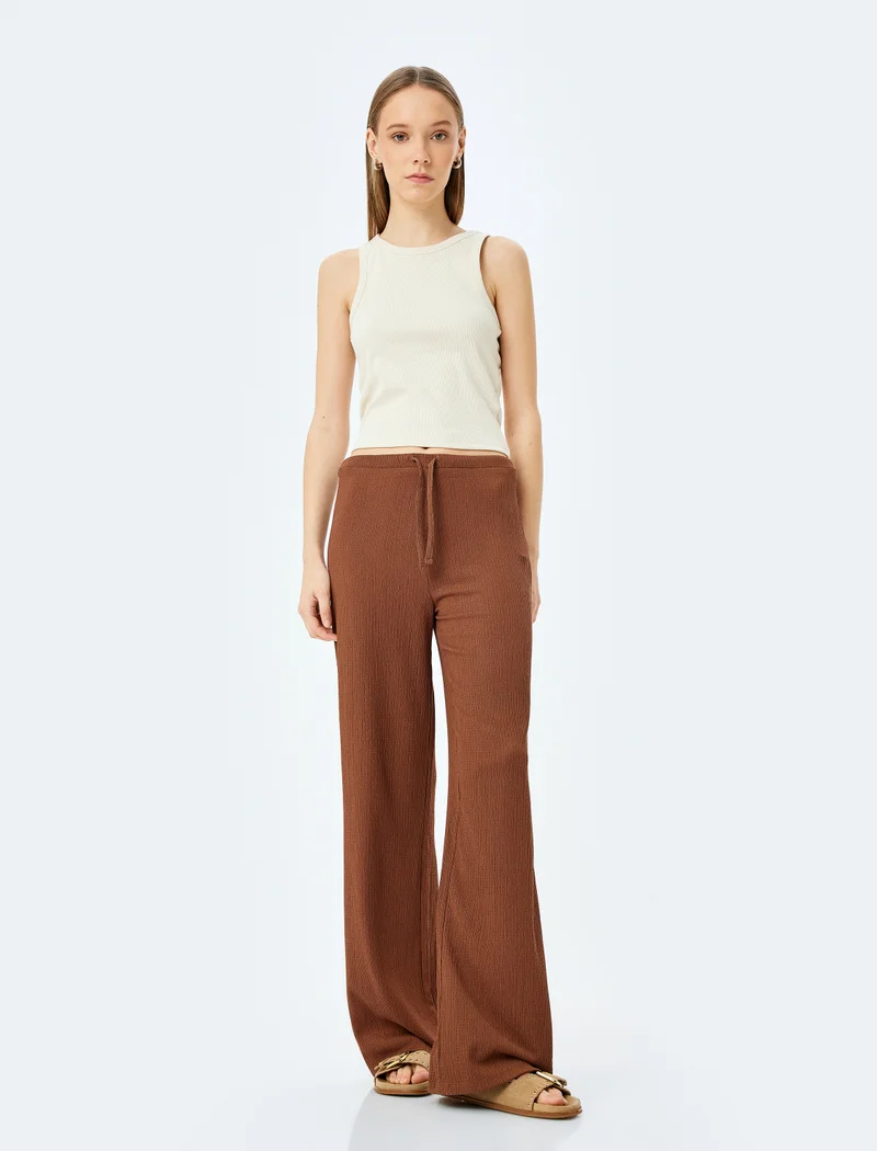 كوتون Drawstring Pants