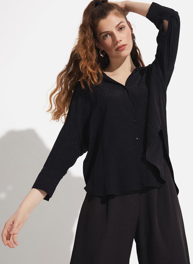 JUNE Regular Fit Woven Shirt with Spread Collar  - Image 1