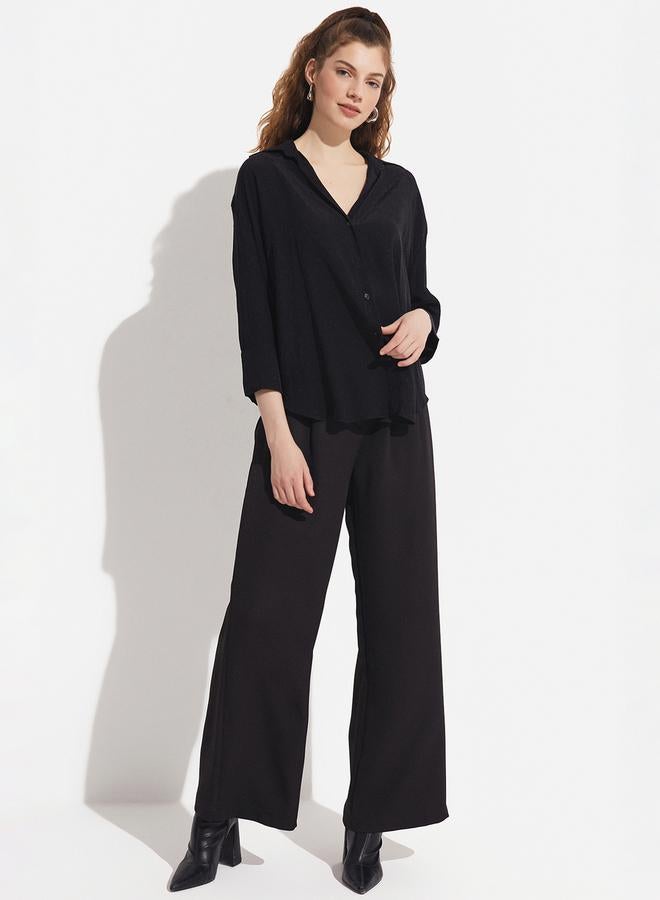 JUNE Regular Fit Woven Shirt with Spread Collar  - Image 5