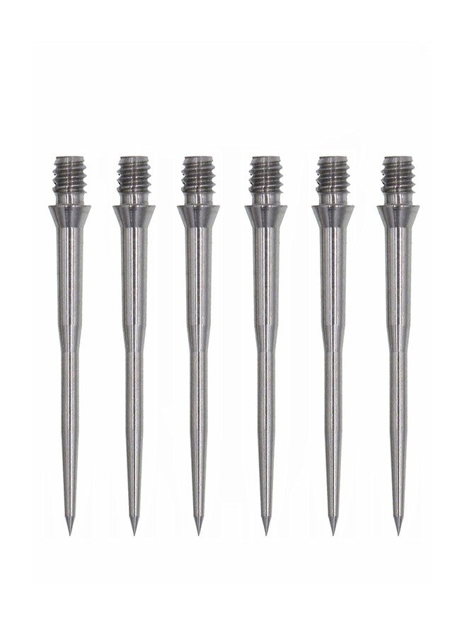 FOX SMILING Dart Steel tip Converter Points 2BA, Replacement Tips for Metal Needel Tips Darts (6pcs Stainless Tips) - Image 1